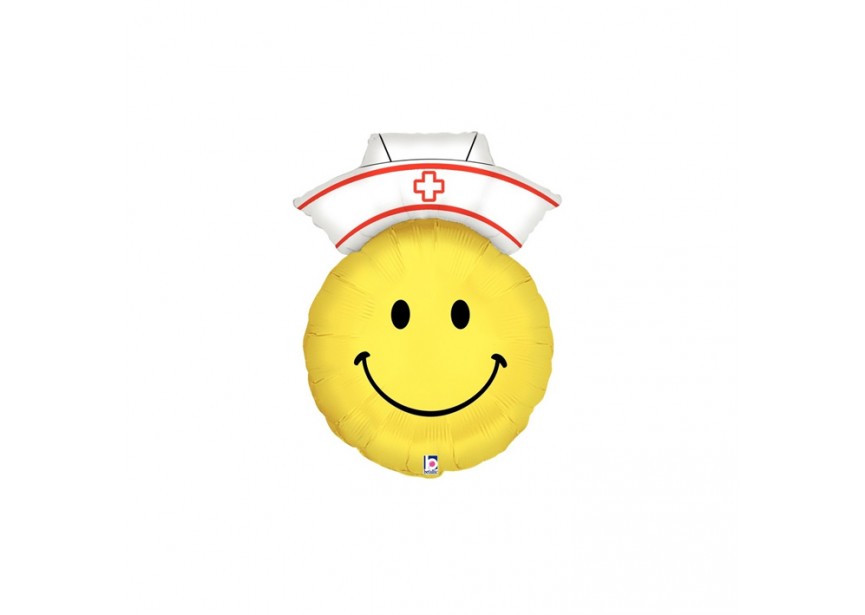 Sempertex-Folie-Betallic-Anagram-Flexmetal-Balloons-Shape-Smile Nurse