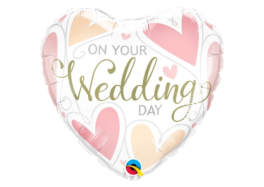 Sempertex-Folie-Betallic-Anagram-Flexmetal-Balloons-Shape-On your wedding day