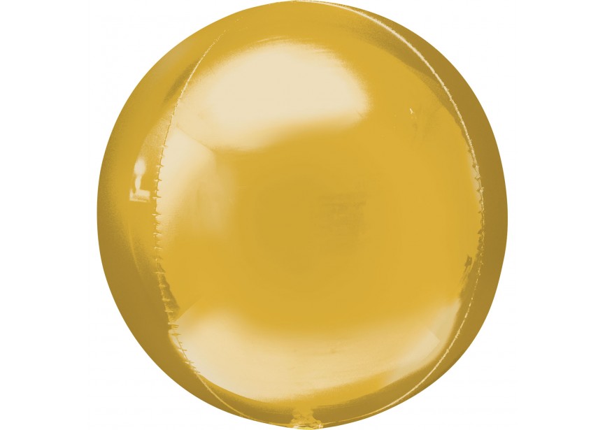 Sempertex-Folie-Betallic-Anagram-Flexmetal-Balloons-Shape-3D-Orbz-Jumbo- Gold