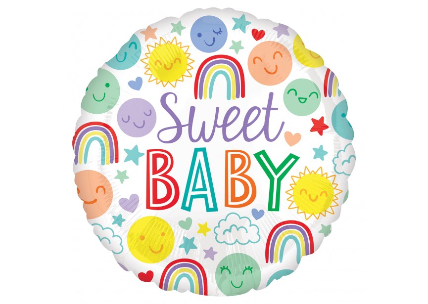 Sempertex-Folie-Betallic-Anagram-Flexmetal-Balloons-Shape-Sweet Baby Icons