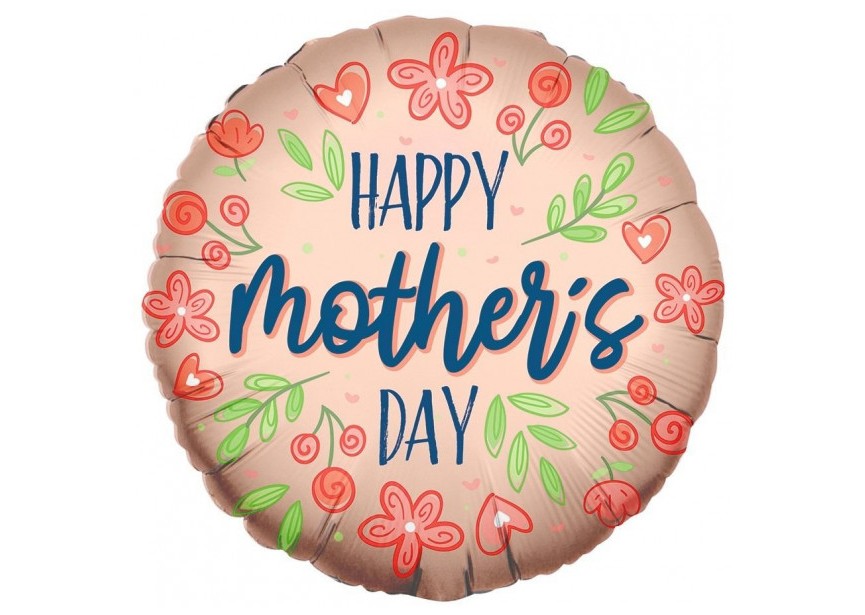 Sempertex-Folie-Betallic-Anagram-Flexmetal-Balloons-Shape-Happy Mothersday flowers