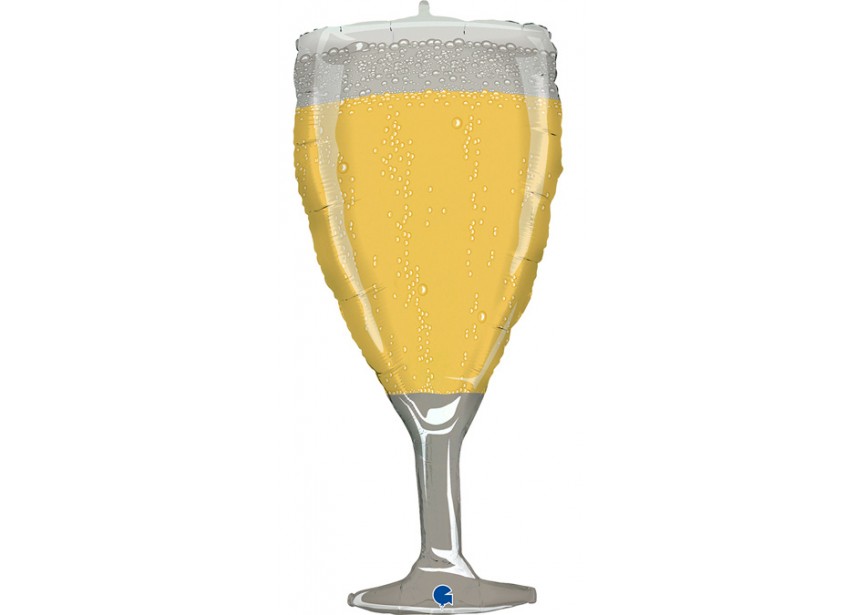 Sempertex-Folie-Betallic-Anagram-Flexmetal-Balloons-Shape-champagne glass