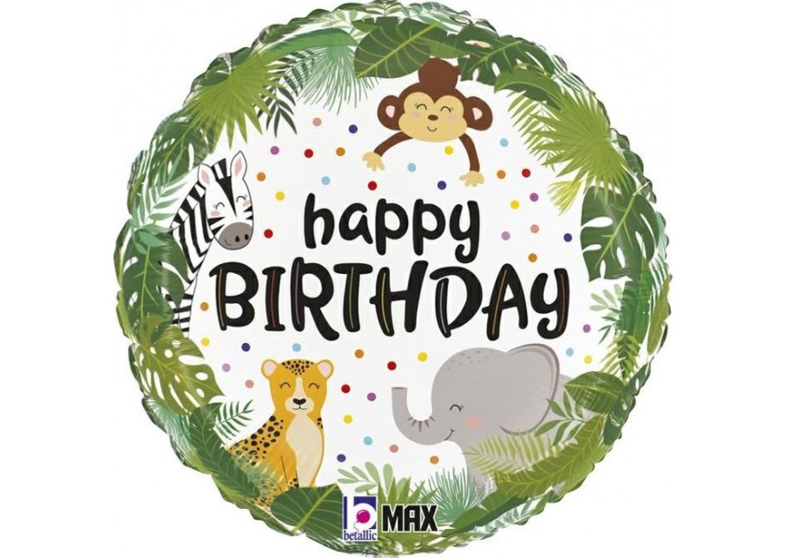Sempertex-Folie-Betallic-Anagram-Flexmetal-Balloons-Shape-Jungle birthday