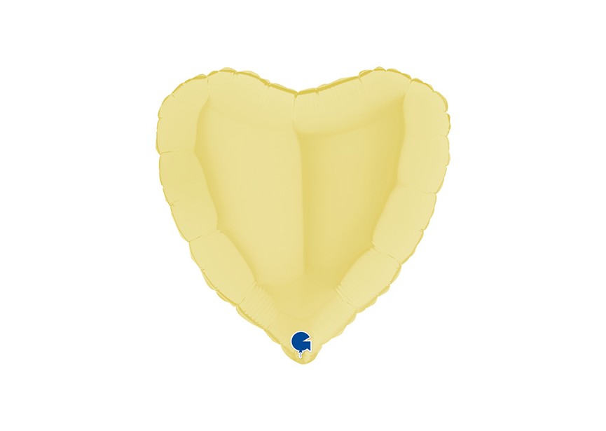 Sempertex-Folie-Betallic-Anagram-Flexmetal-Balloons-Shape-Heart-Matte Yellow-18