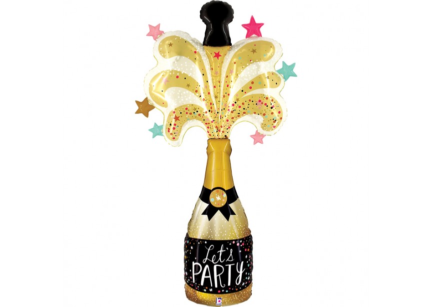 Sempertex-Folie-Betallic-Anagram-Flexmetal-Balloons-Shape-Champagne