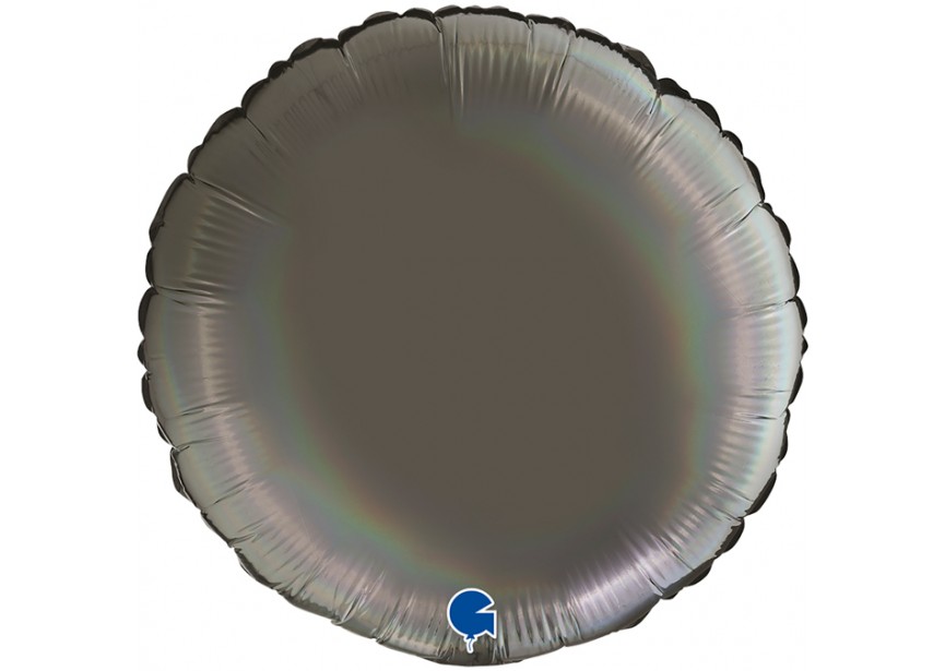 Sempertex-Folie-Betallic-Anagram-Flexmetal-Balloons-Shape- Round-Holographic Grey