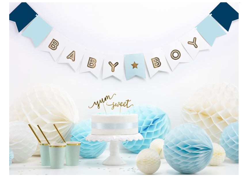 Blowfish-Folie-Betallic-Anagram-Flexmetal-Balloons-Shape-Partydeco-Party-Banner Baby Boy-
