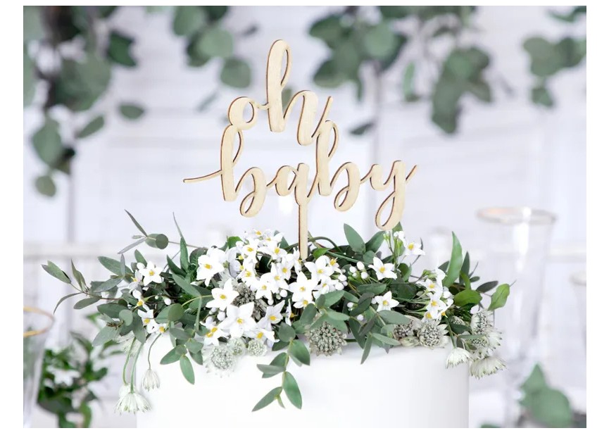 Cake Topper - Oh Baby 1