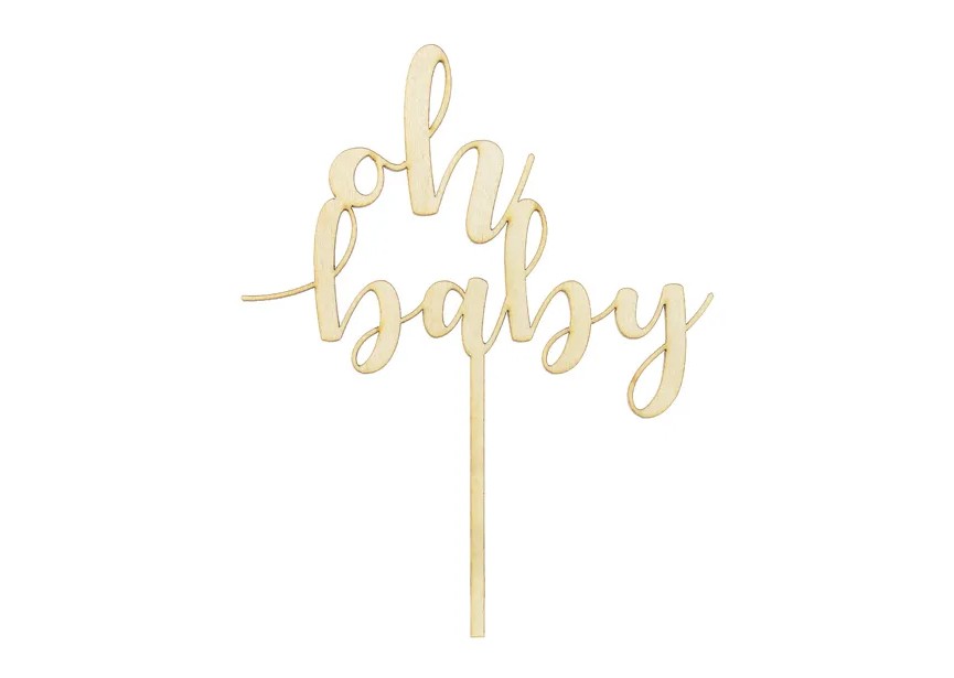Cake Topper - Oh Baby