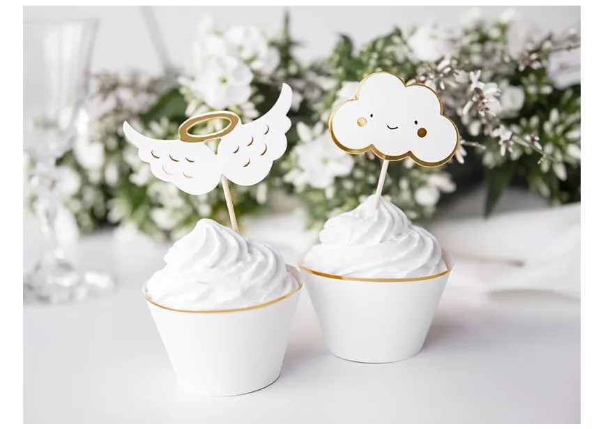 Cupcake Toppers - Clouds and Wings 1