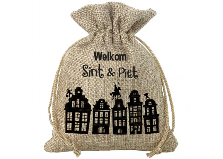 Linen Bag - Welkom Sint & Piet