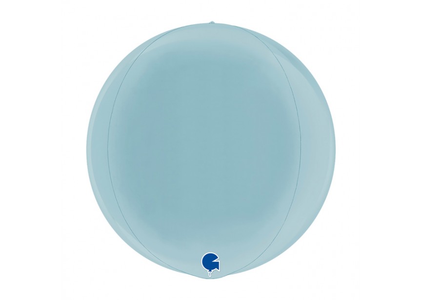 Sempertex-Folie-Betallic-Anagram-Flexmetal-Balloons-Shape-3D-Jungle Print-Pastel Blue-Globe-15
