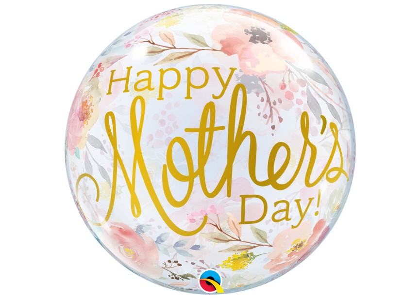 Sempertex-Folie-Betallic-Anagram-Flexmetal-Balloons-Shape-Bubbles-Mother day watercolor