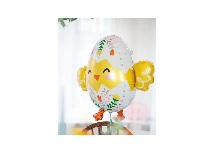 Sempertex-Folie-Betallic-Anagram-Flexmetal-Balloons-Shape-Chick in egg-1