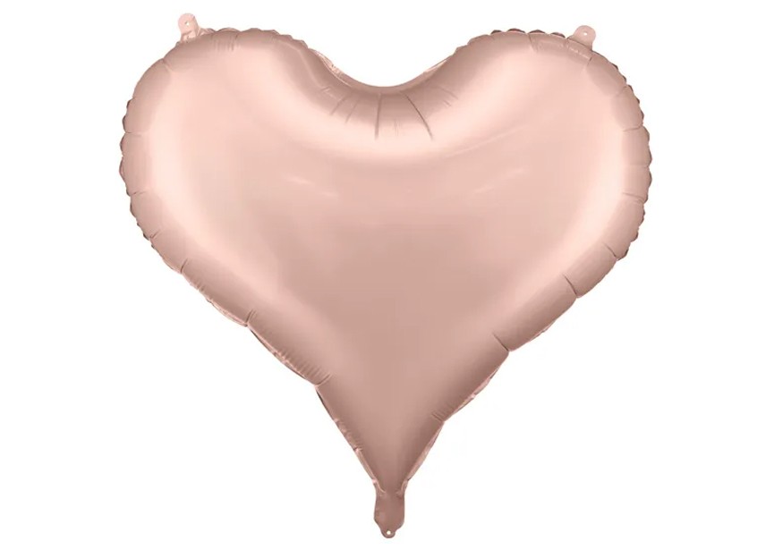 Sempertex-Folie-Betallic-Anagram-Flexmetal-Balloons-Shape-Elegant Heart-Rose Gold