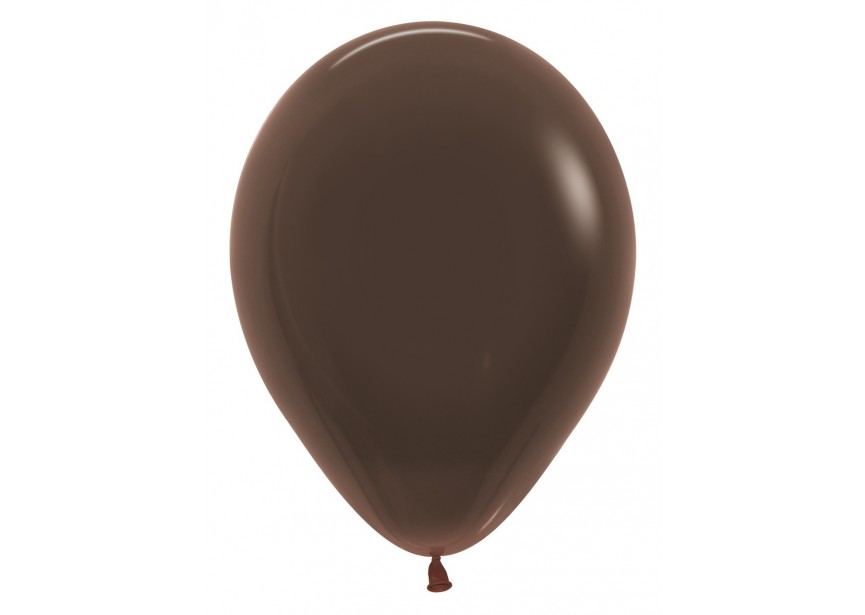 SempertexEurope-076-FashionSolid-ChocolateBrown-12inch-R12076-LatexBalloon