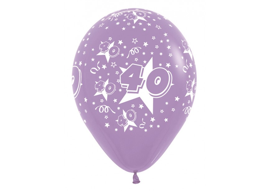 SempertexEurope-Number40-Lilac-050-12inch-R1240-LatexBalloon