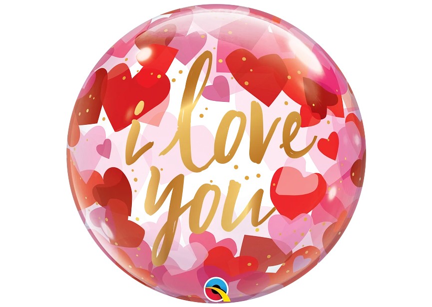 Sempertex-Folie-Betallic-Anagram-Flexmetal-Balloons-Shape-Bubbles-I-Love-You-Paper-Hearts