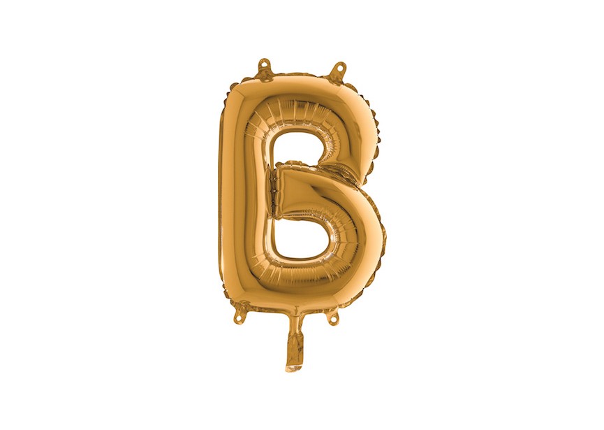 Letter B - Goud - 35cm